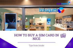 How to Buy A SIM Card in Nice